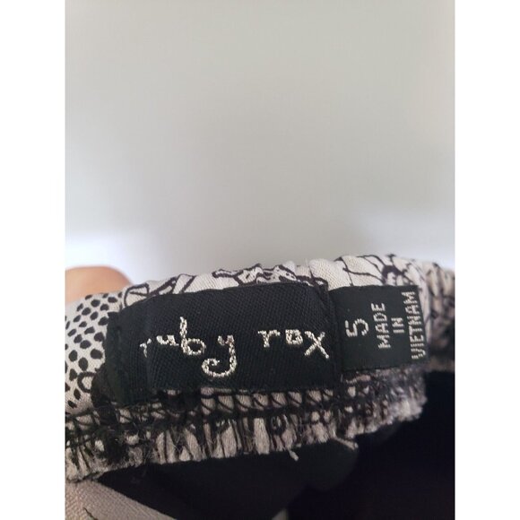 Ruby Rox Juniors 5 Prom Club Bubble Dress Strapless Black Silver Sash Sleeveless - Picture 5 of 5